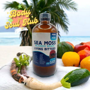 Sea Moss Bladder Wrack Living Bitters -  100% All Natural - African Herbs & Roots, Herbal Detox