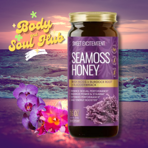 Sea Moss Honey -  100% All Natural - African Herbs & Roots, Herbal Detox, Energy and Stamina Booster