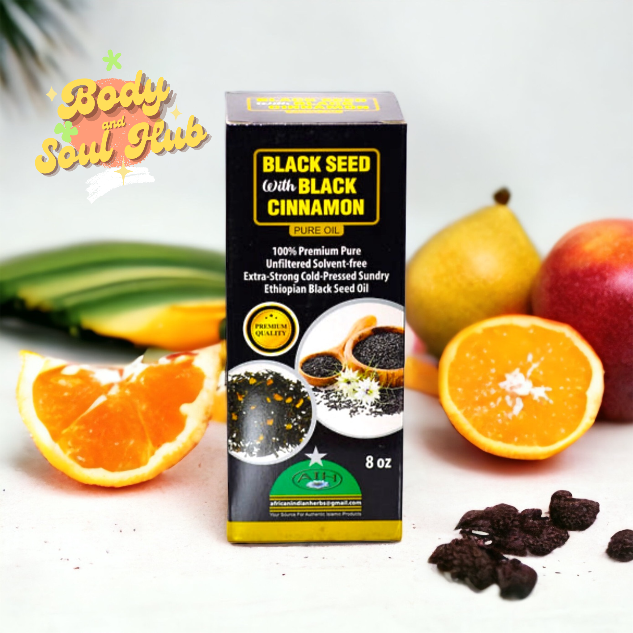 Black Seed Oil with Cinnamon | 100% Premium Pure and Unfiltered